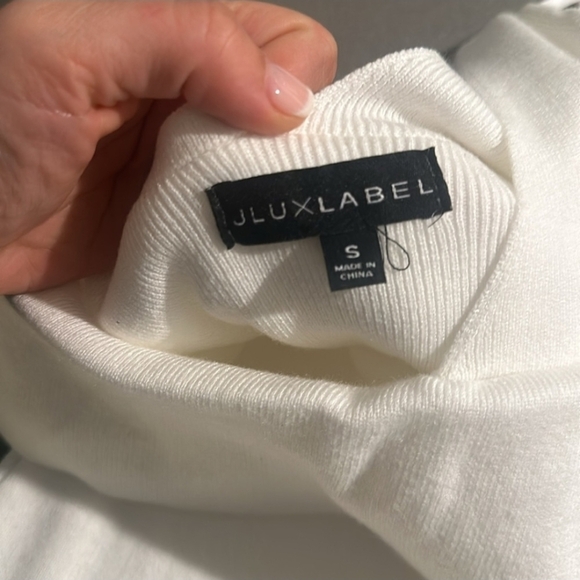 JLUXLABEL IVORY HARPER KNIT MAXI DRESS - Picture 7 of 7